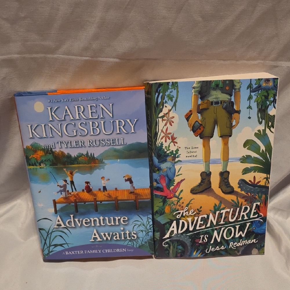 Adventure Awaits and The Adventure is Now Books- Small Hard Cover